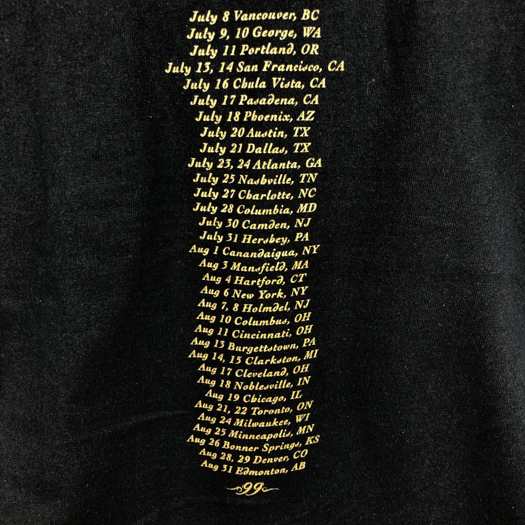 LILITH FAIR Band T-shirt, Made in Canada, Men's Size L (approx.) cotton black type Vintage Second Hand