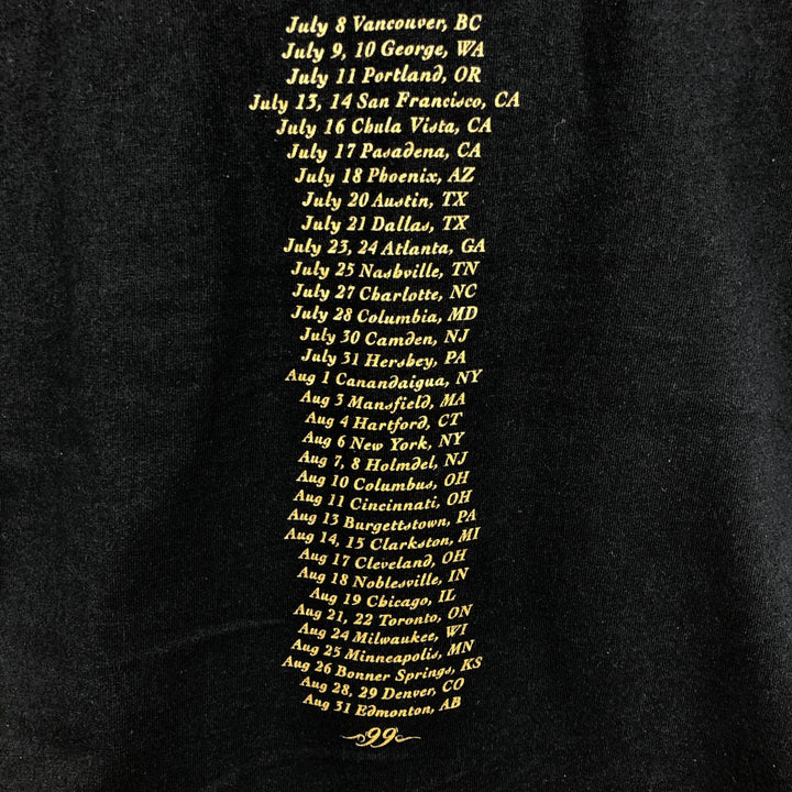 LILITH FAIR Band T-shirt, Made in Canada, Men's Size L (approx.) cotton black type Vintage Second Hand