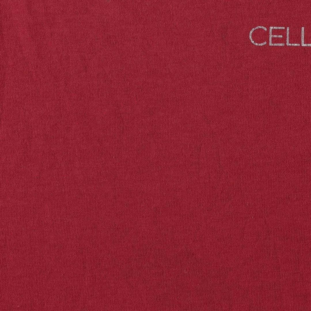 90'S Screen Stars Cellular One Advertising T-Shirt, Made in USA, Men's XL equivalent, Vintage cotton red type Vintage Second Hand