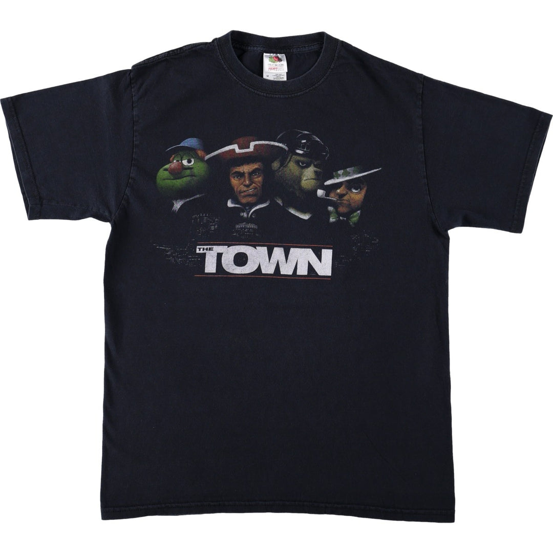 Fruit of the Loom Heavy Cotton HD The Town Movie T-Shirt (Men's Size M) cotton black type Vintage Second Hand