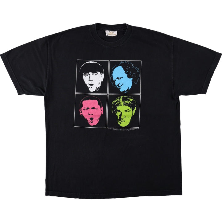 2000'S The Three Stooges Movie T-shirt (Men's XL equivalent) unclear black type Vintage Second Hand