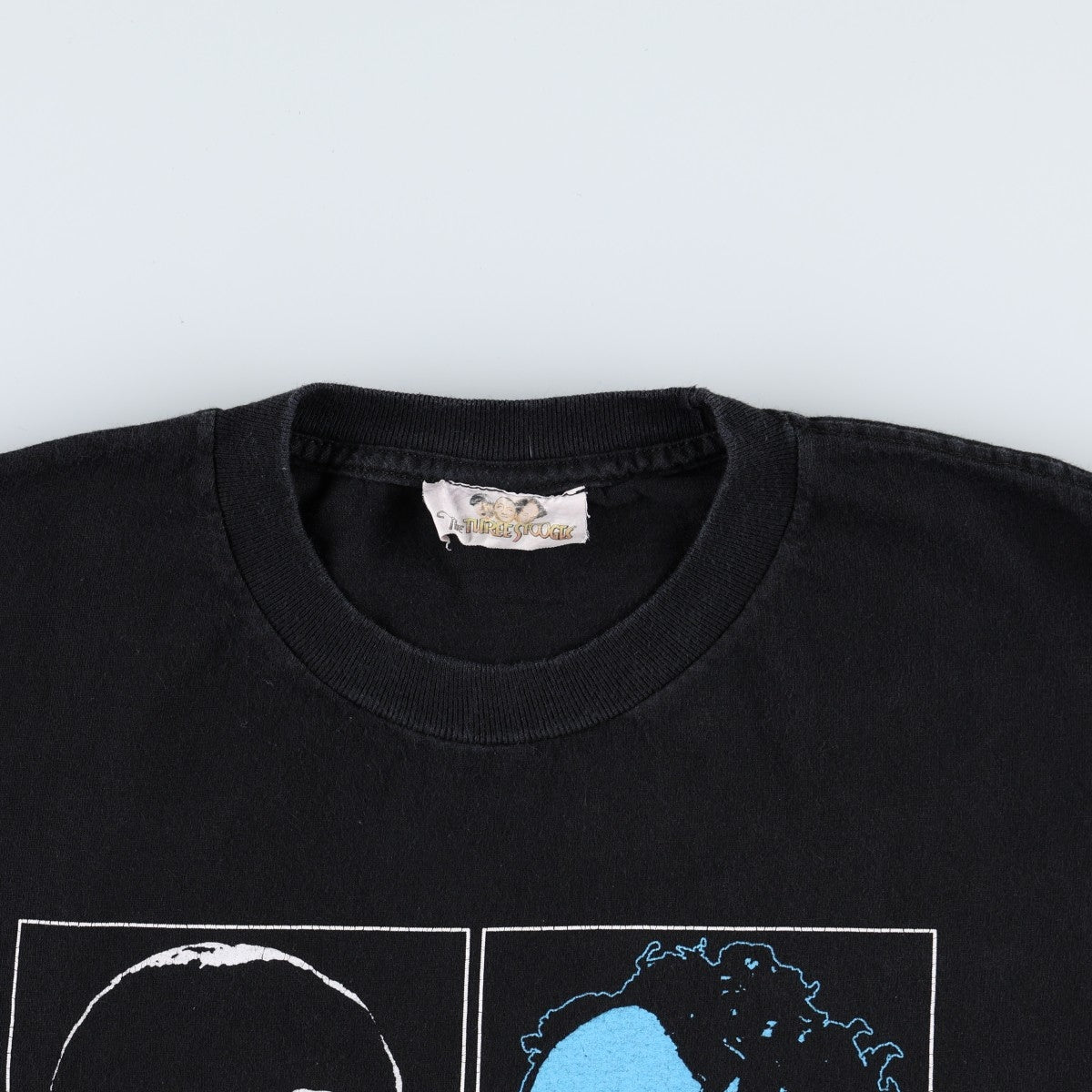 リキッドブルー 三バカ大将 映画 ムービー ブラック Tシャツ XL 00年代 三ばか大将 The Three Stooges 映画 ムービーTシャツ メンズXL