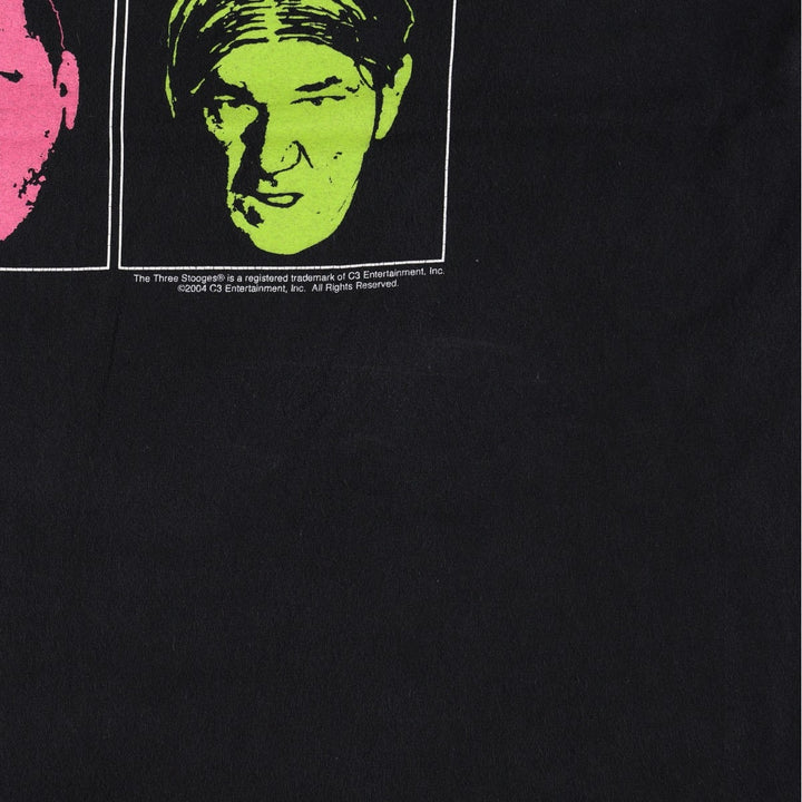 2000'S The Three Stooges Movie T-shirt (Men's XL equivalent) unclear black type Vintage Second Hand