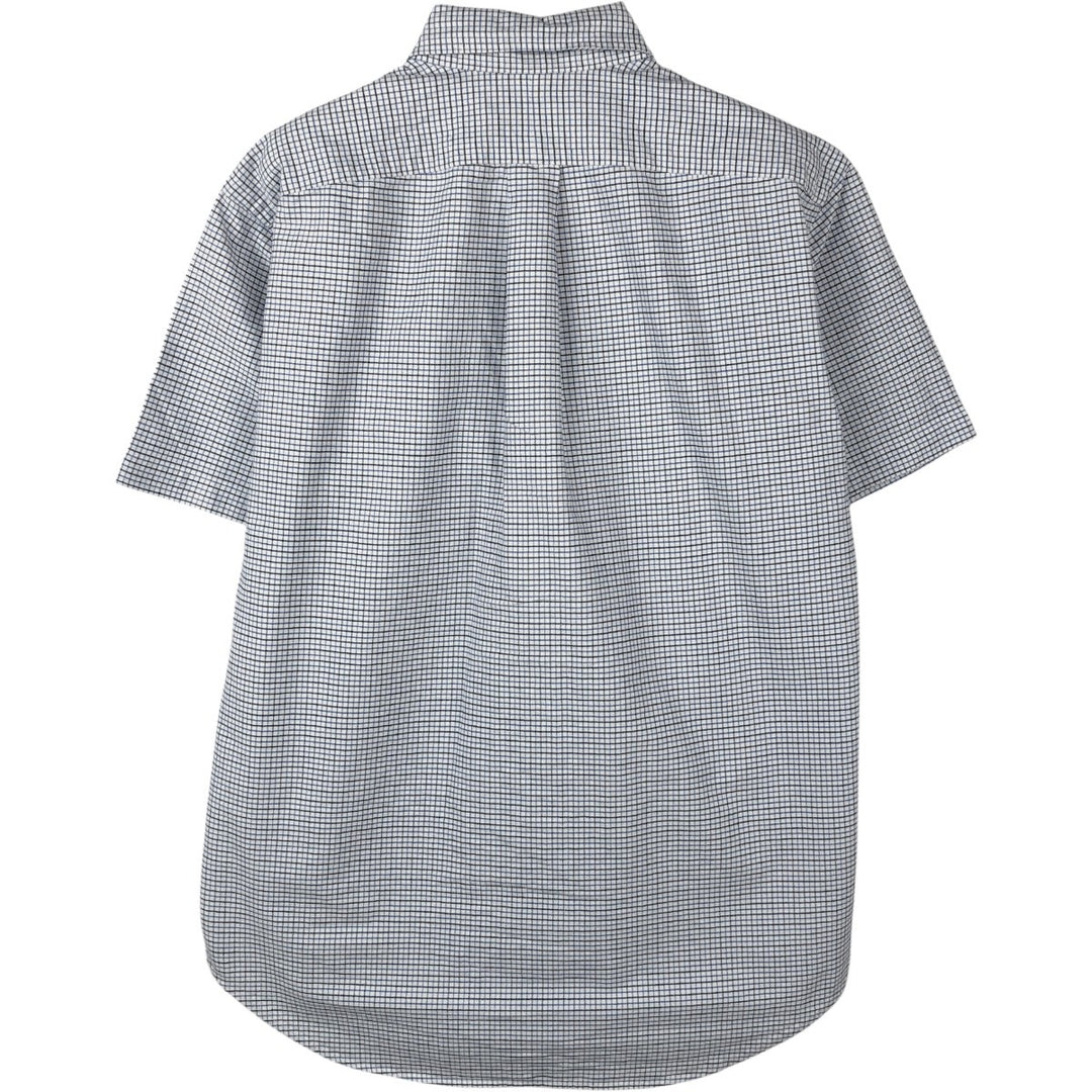 Ralph Lauren BLAKE long sleeve button down check shirt, men's size M cotton blue type Vintage Second Hand