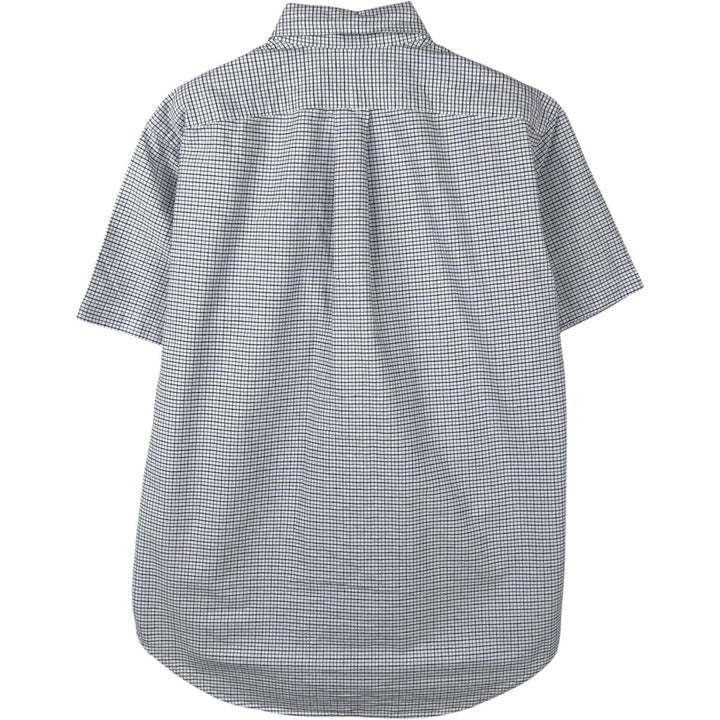 Ralph Lauren BLAKE long sleeve button down check shirt, men's size M cotton blue type Vintage Second Hand