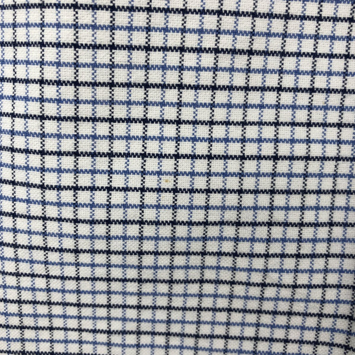 Ralph Lauren BLAKE long sleeve button down check shirt, men's size M cotton blue type Vintage Second Hand
