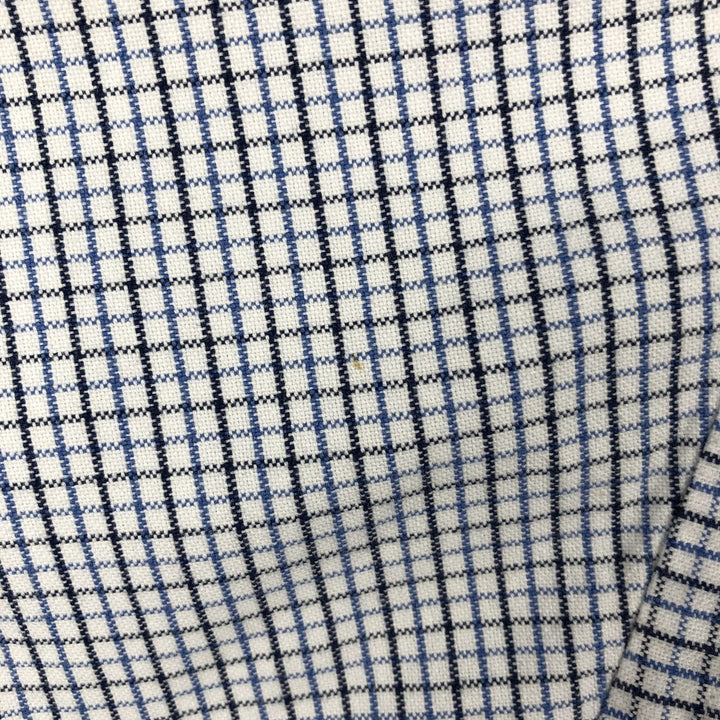 Ralph Lauren BLAKE long sleeve button down check shirt, men's size M cotton blue type Vintage Second Hand