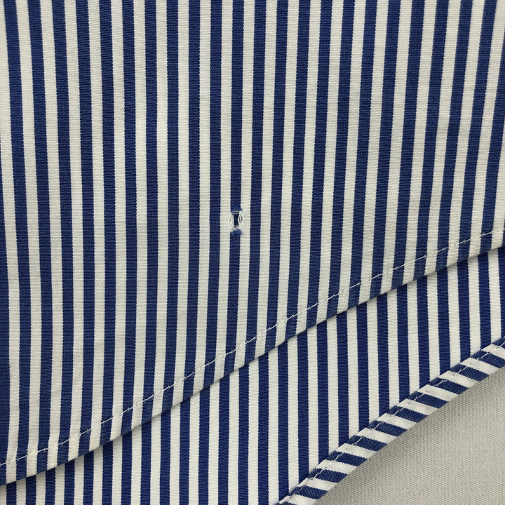 Ralph Lauren Classic Fit Short Sleeve Button Down Striped Shirt Men's M cotton blue type Vintage Second Hand