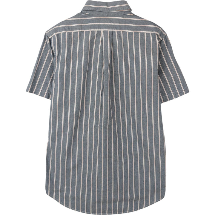 Ralph Lauren CUSTOM FIT long sleeve button down striped shirt men's size M cotton blue type Vintage Second Hand