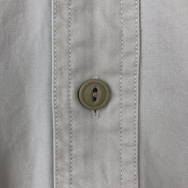 Ralph Lauren POLO JEANS COMPANY Short-Sleeve Cotton Shirt, Men's Size M (approx.) cotton Beige type Vintage Second Hand