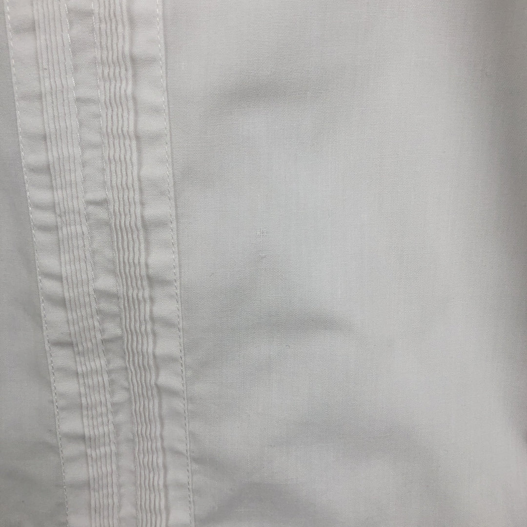Authentica Short-Sleeve Open-Collar Mexican Shirt, Cuban Shirt, Boxy Shirt, Men's Size XL cotton white type Vintage Second Hand