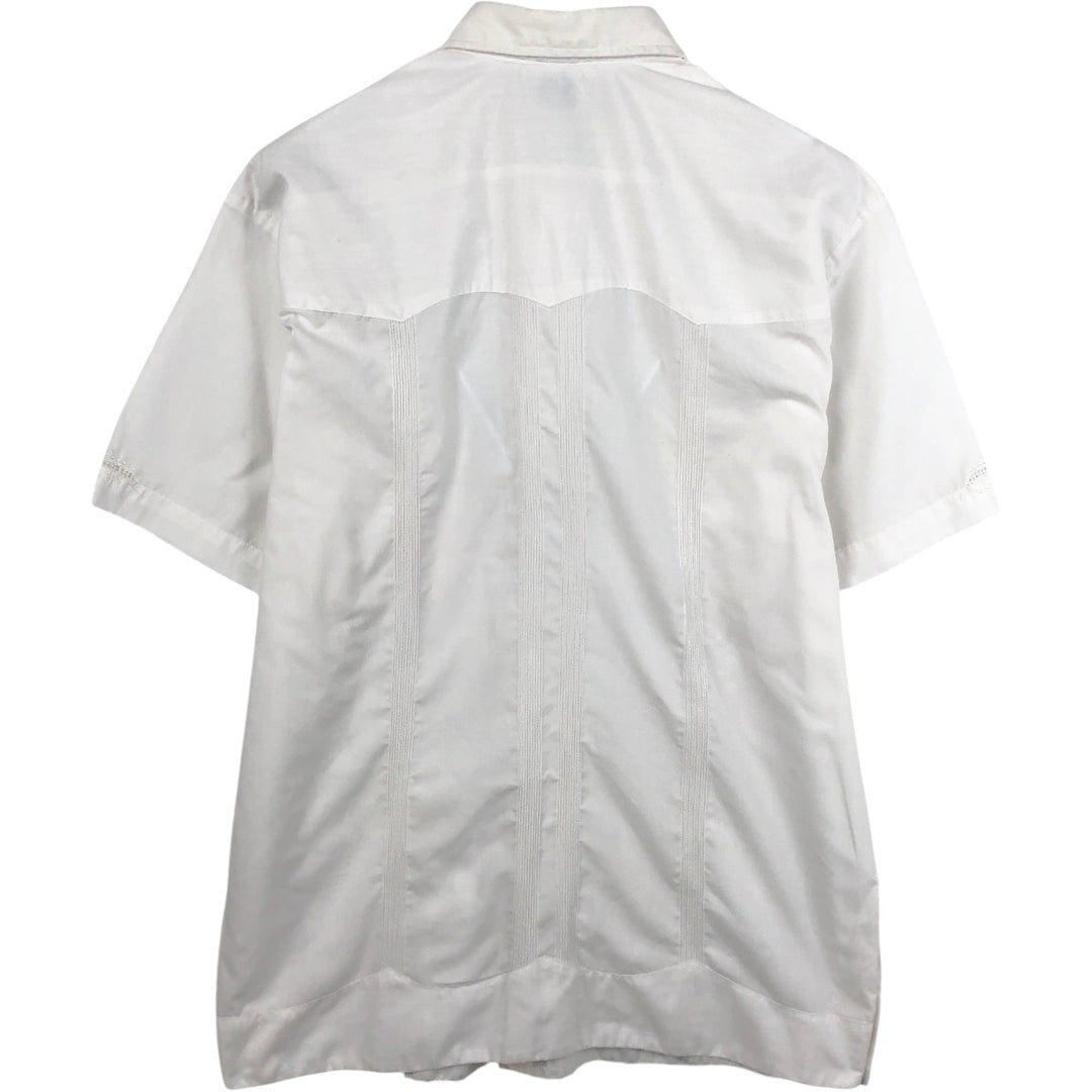 Nona Short-Sleeve Mexican Shirt, Cuban Shirt, Boxy Shirt unclear white type Vintage Second Hand