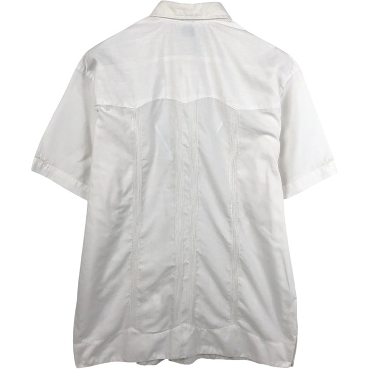 Nona Short-Sleeve Mexican Shirt, Cuban Shirt, Boxy Shirt unclear white type Vintage Second Hand