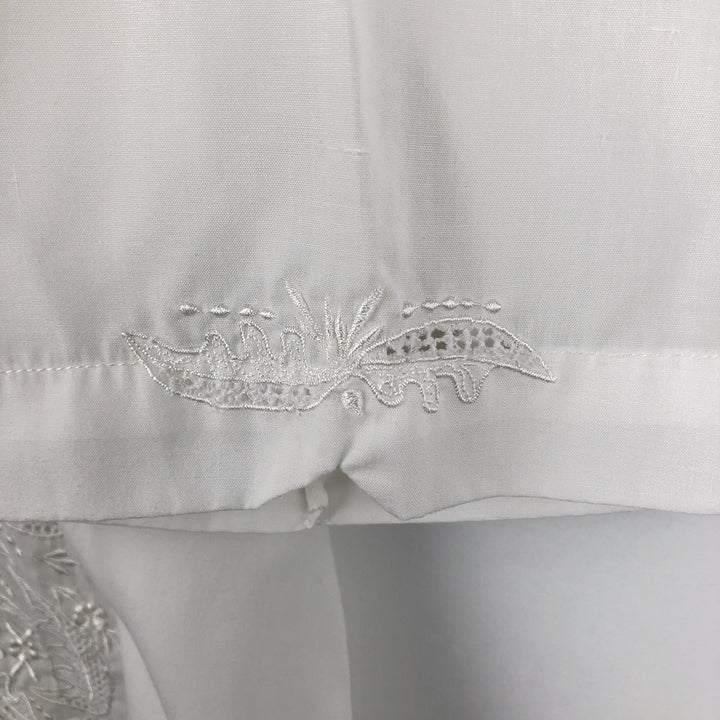 Nona Short-Sleeve Mexican Shirt, Cuban Shirt, Boxy Shirt unclear white type Vintage Second Hand