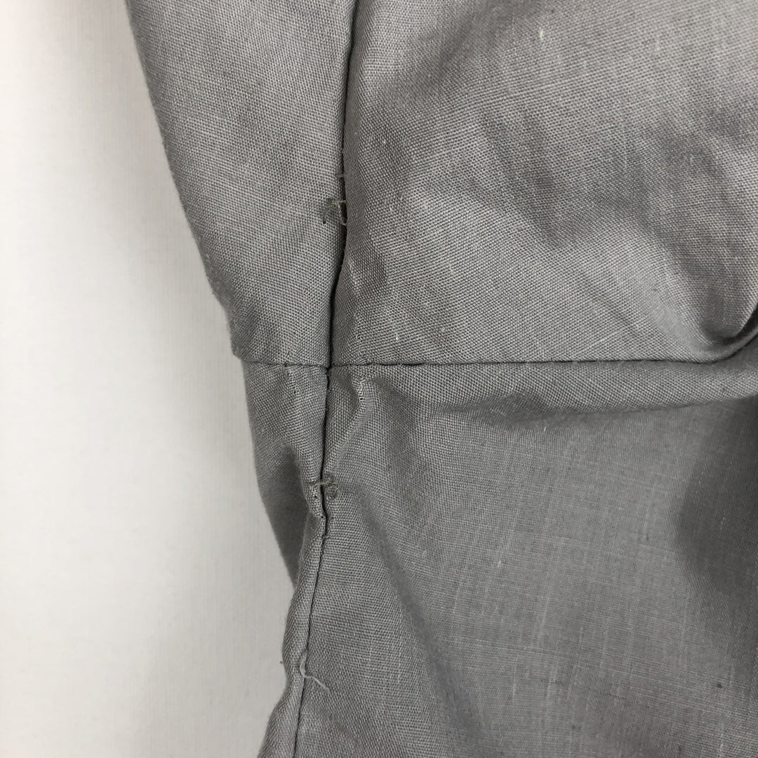 MAXIMOS Short-Sleeve Open-Collar Mexican Shirt, Cuban Shirt, Boxy Shirt, Men's Size M (approx.) polyester gray type Vintage Second Hand