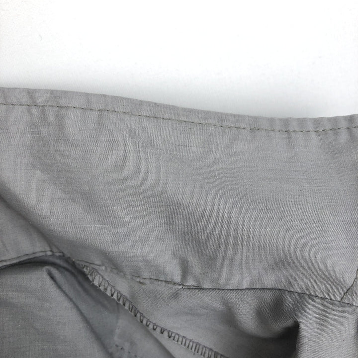 MAXIMOS Short-Sleeve Open-Collar Mexican Shirt, Cuban Shirt, Boxy Shirt, Men's Size M (approx.) polyester gray type Vintage Second Hand