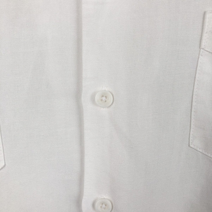 Cubavera Short-Sleeve Open-Collar Mexican Shirt, Cuban Shirt, Boxy Shirt, Men's Size L Lamy white type Vintage Second Hand