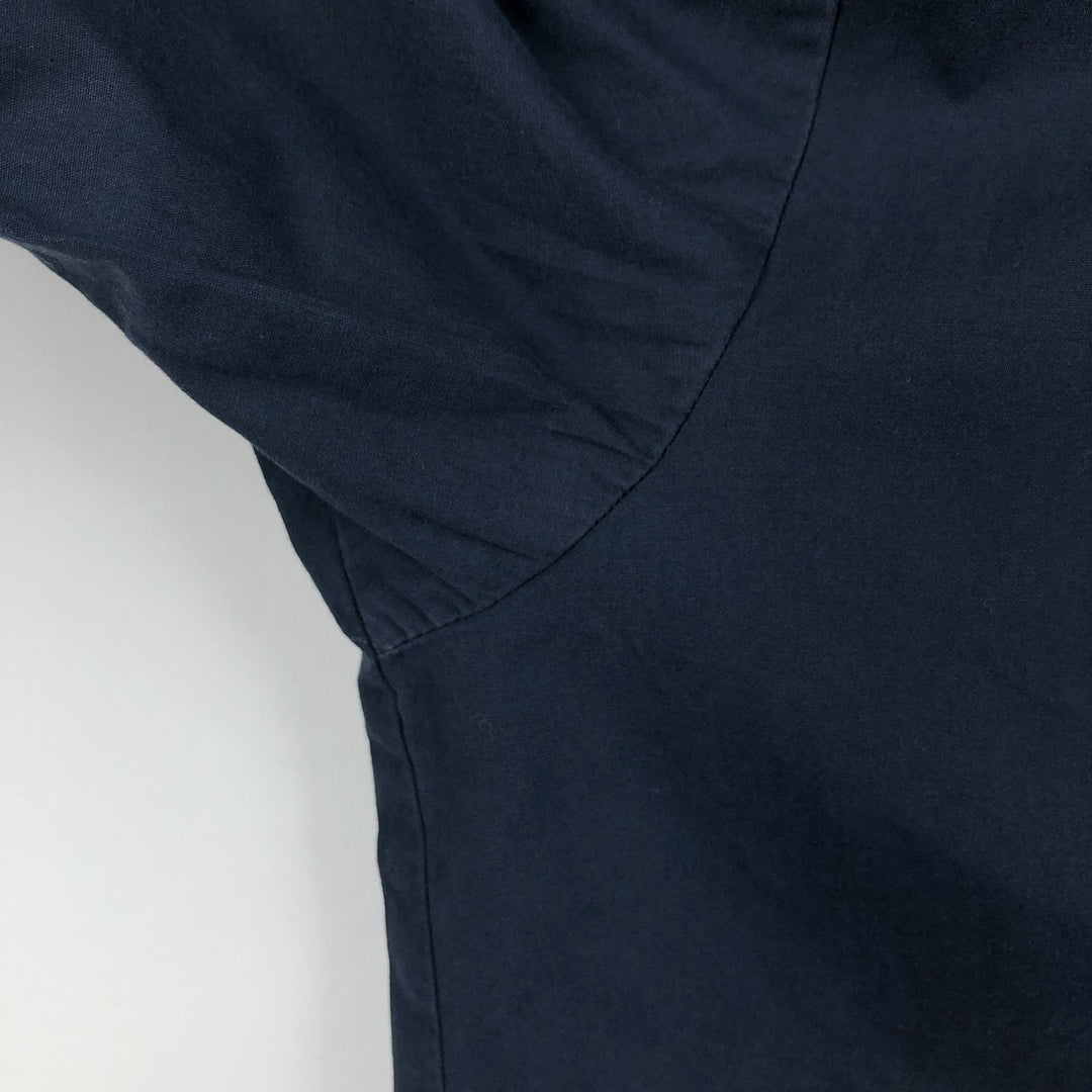 90'S GAP Short-Sleeve Open-Collar Mexican Shirt/Cuban Shirt/Box Shirt, Men's Size XL (approx.) cotton navy blue type Vintage Second Hand