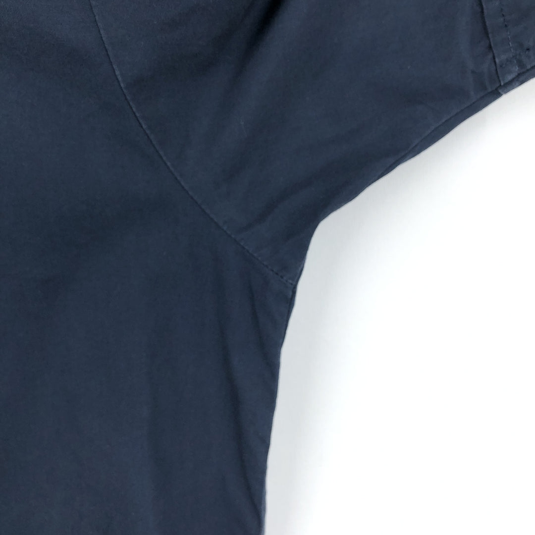90'S GAP Short-Sleeve Open-Collar Mexican Shirt/Cuban Shirt/Box Shirt, Men's Size XL (approx.) cotton navy blue type Vintage Second Hand
