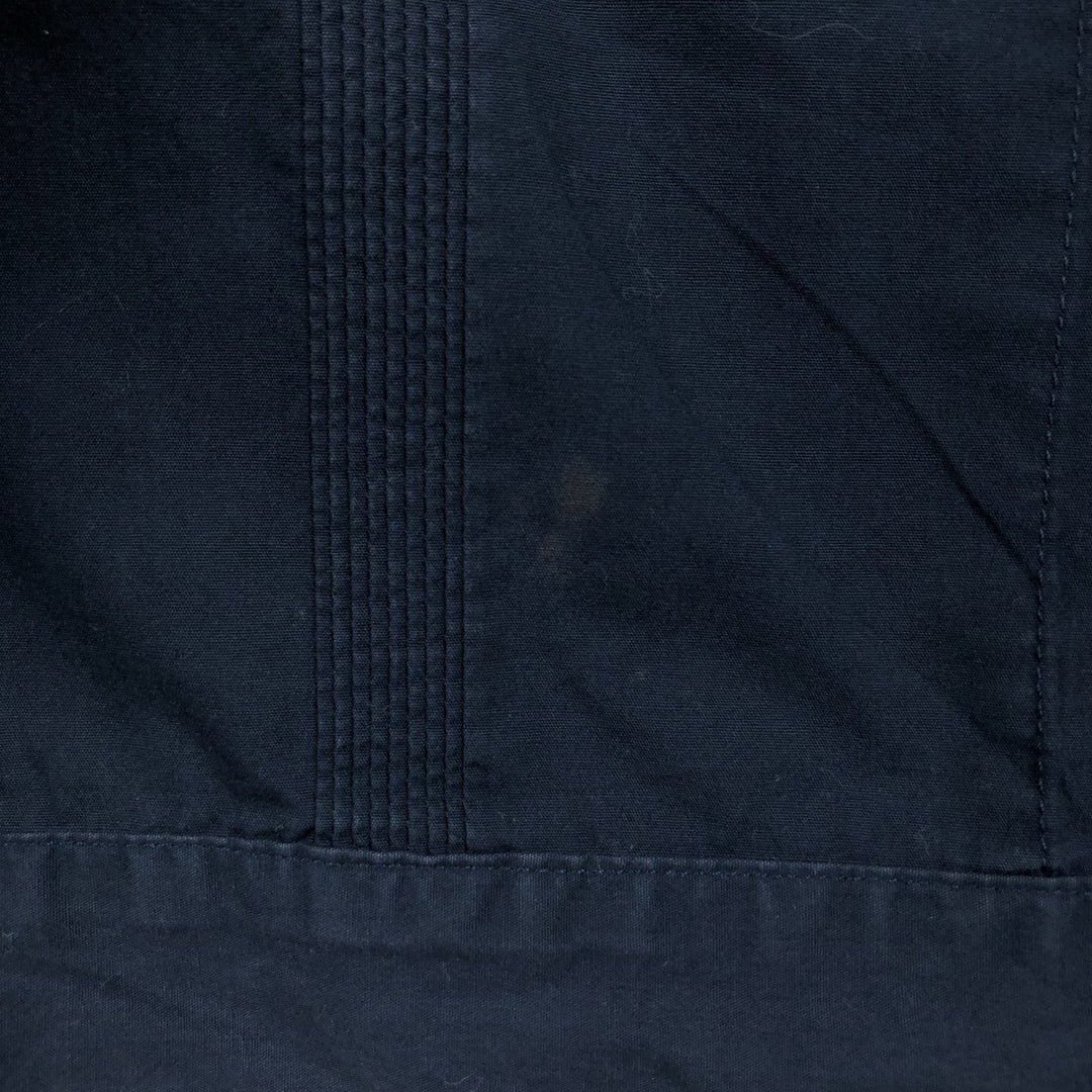 90'S GAP Short-Sleeve Open-Collar Mexican Shirt/Cuban Shirt/Box Shirt, Men's Size XL (approx.) cotton navy blue type Vintage Second Hand