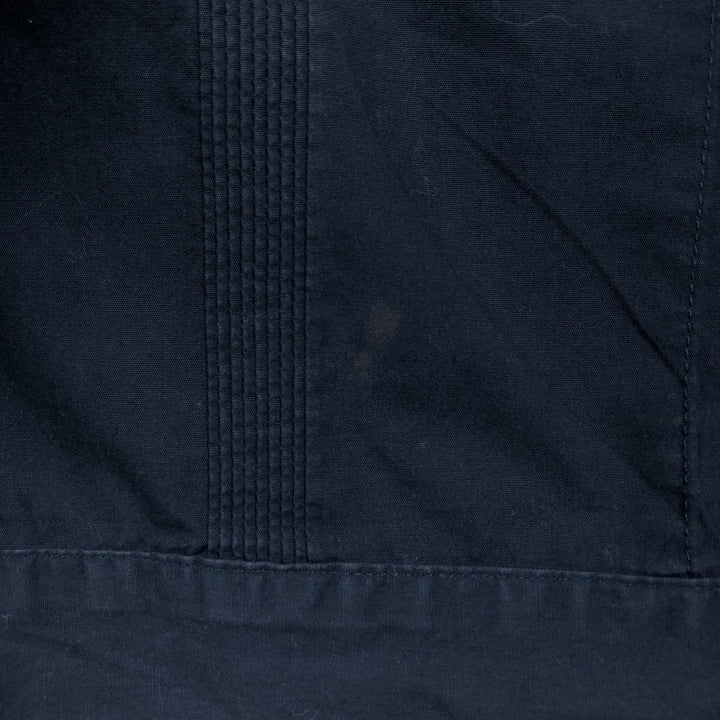 90'S GAP Short-Sleeve Open-Collar Mexican Shirt/Cuban Shirt/Box Shirt, Men's Size XL (approx.) cotton navy blue type Vintage Second Hand