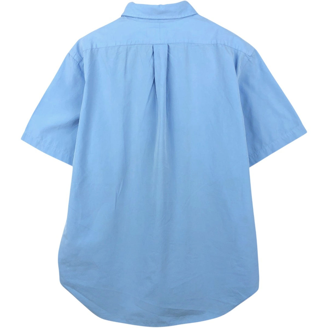 Ralph Lauren Classic Fit short sleeve button down shirt, men's size L cotton Blue type light blue Vintage Second Hand