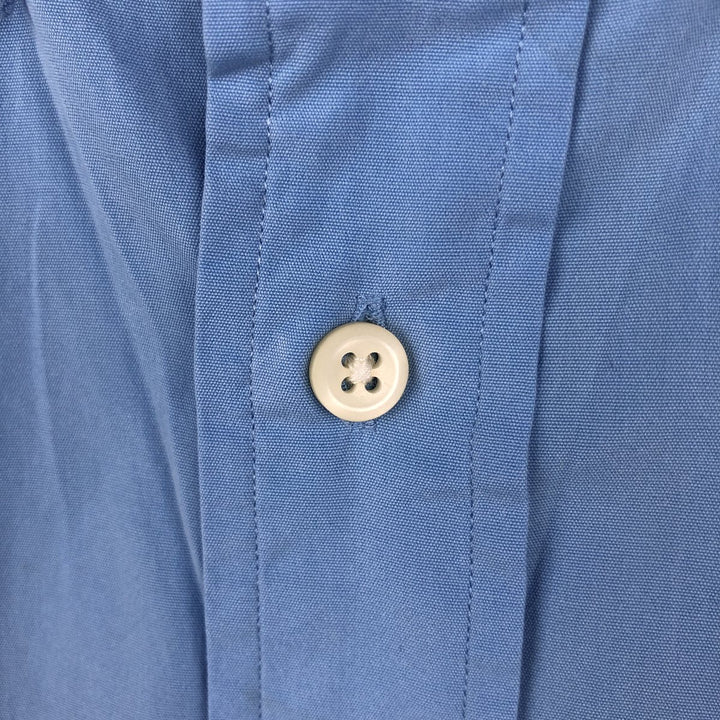 Ralph Lauren Classic Fit short sleeve button down shirt, men's size L cotton Blue type light blue Vintage Second Hand