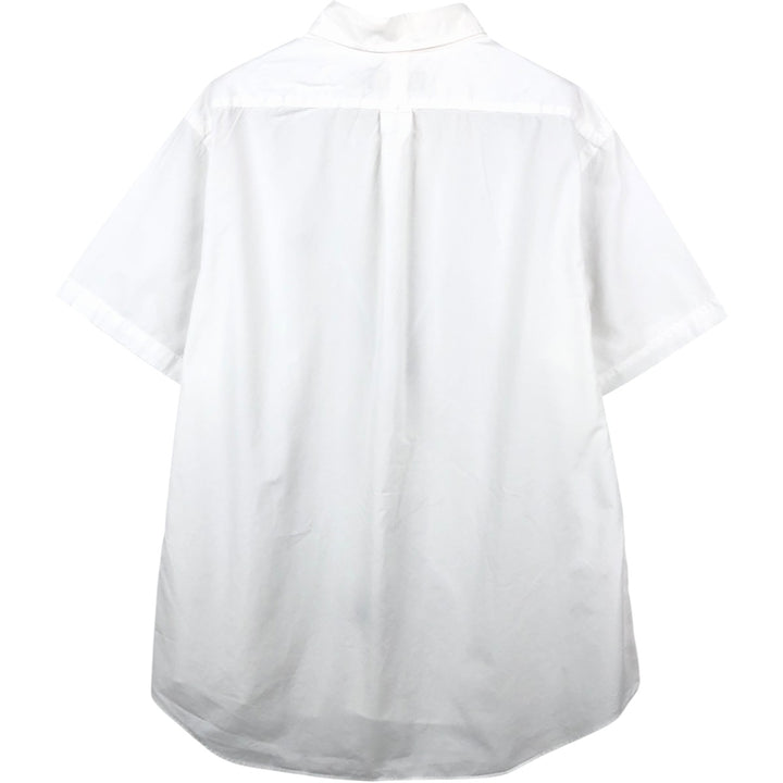 Ralph Lauren short sleeve button down shirt, men's XL size cotton white type Vintage Second Hand