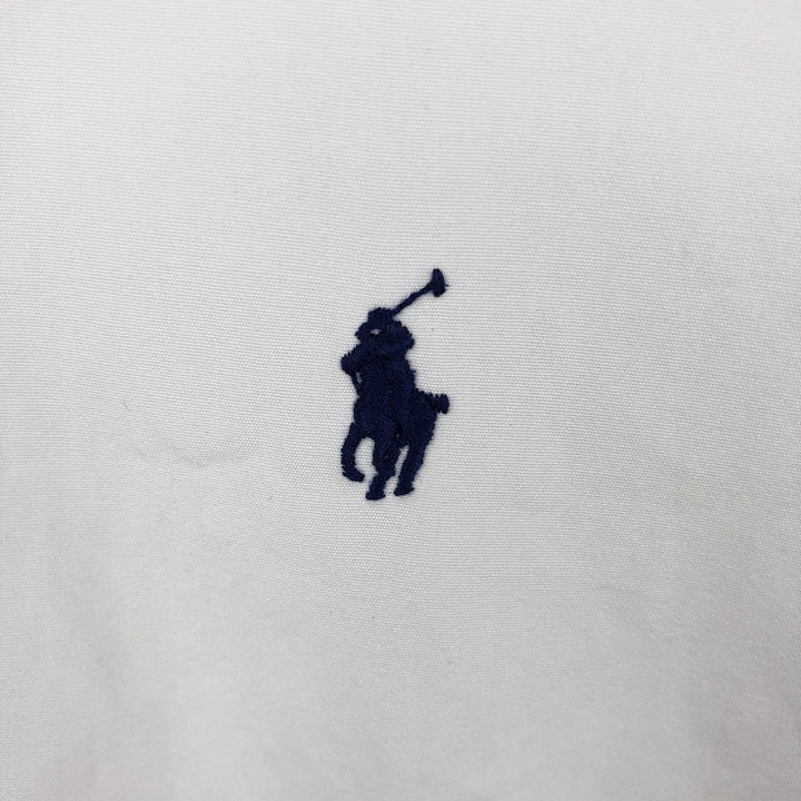 Ralph Lauren short sleeve button down shirt, men's XL size cotton white type Vintage Second Hand