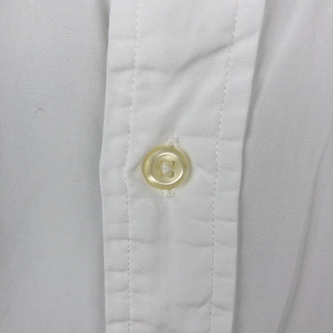 Ralph Lauren short sleeve button down shirt, men's XL size cotton white type Vintage Second Hand