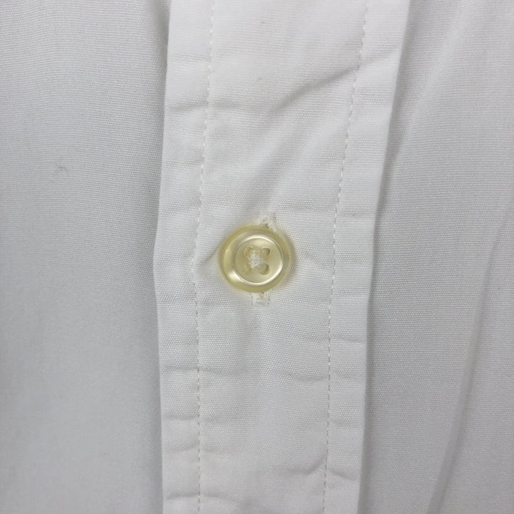 Ralph Lauren short sleeve button down shirt, men's XL size cotton white type Vintage Second Hand
