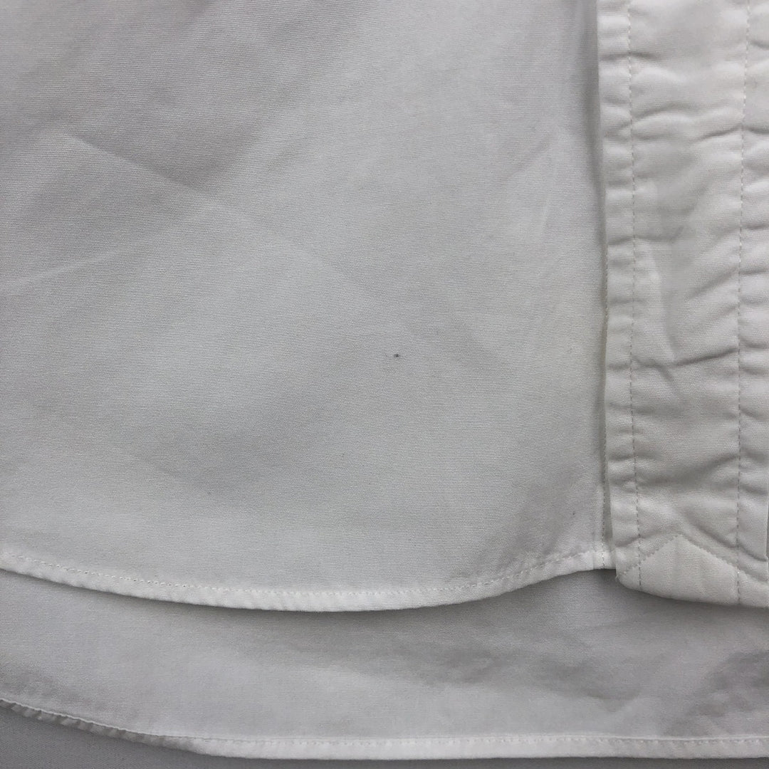 Ralph Lauren short sleeve button down shirt, men's XL size cotton white type Vintage Second Hand