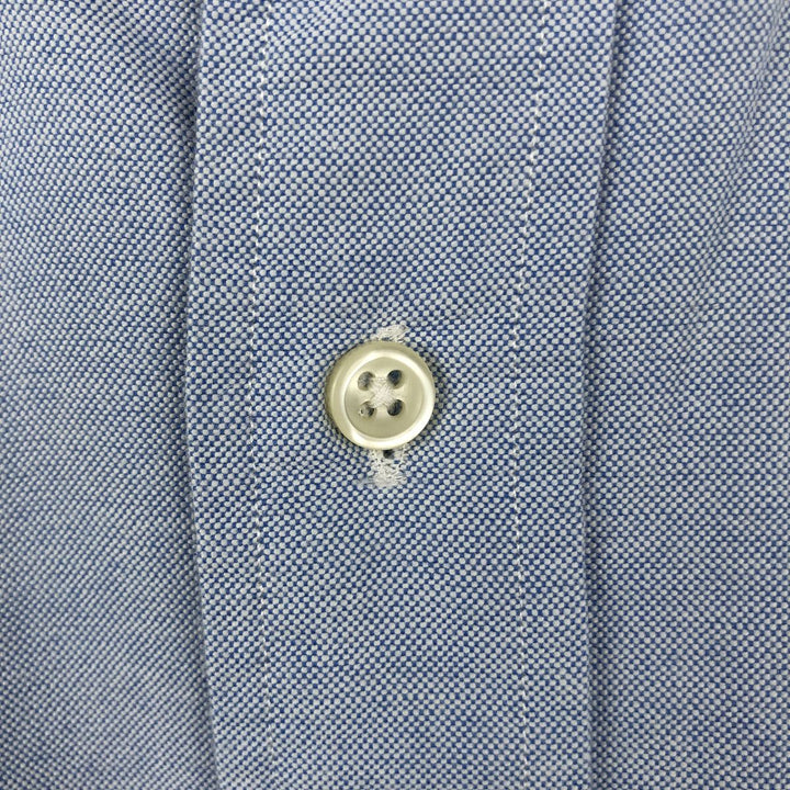 Ralph Lauren BLAKE short sleeve button down shirt, men's size L cotton Blue type light blue Vintage Second Hand