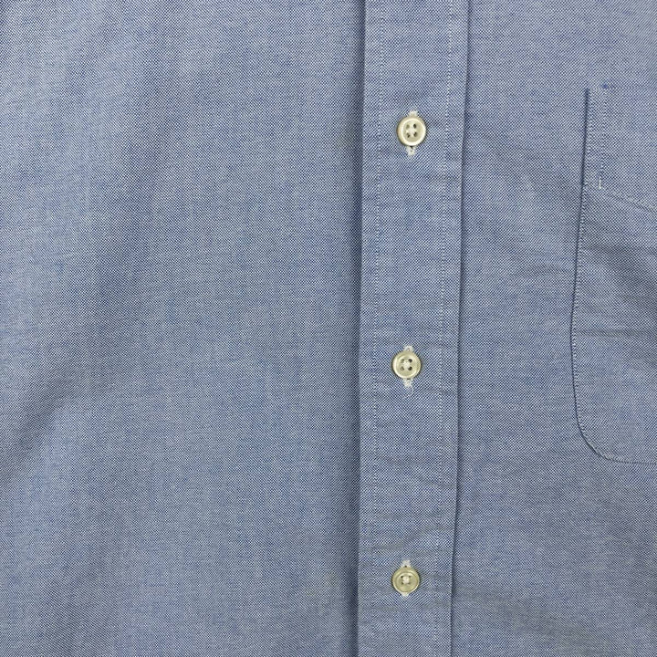 Ralph Lauren BLAKE short sleeve button down shirt, men's size L cotton Blue type light blue Vintage Second Hand