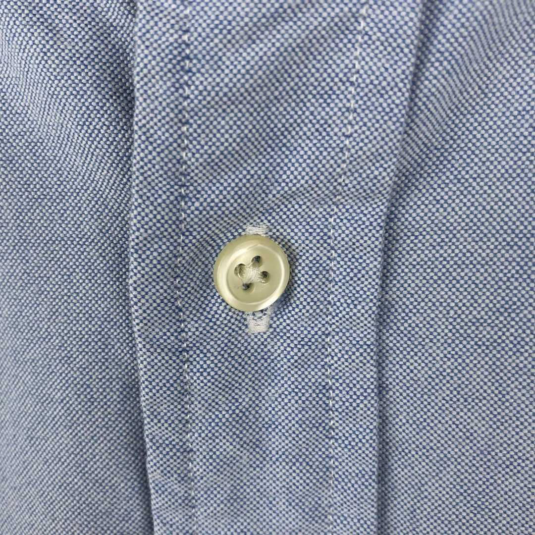 Ralph Lauren short sleeve button down shirt, men's size M cotton Blue type light blue Vintage Second Hand