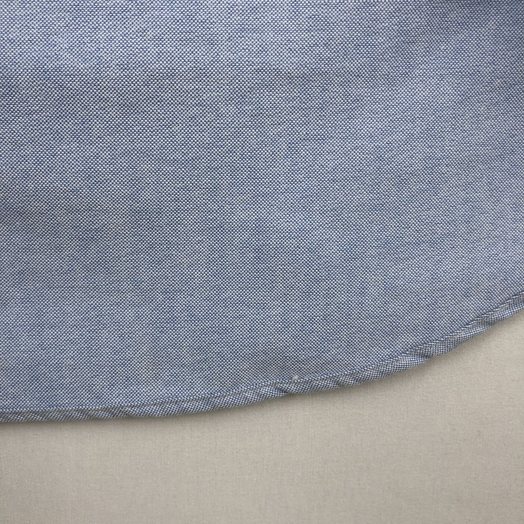 Ralph Lauren short sleeve button down shirt, men's size M cotton Blue type light blue Vintage Second Hand