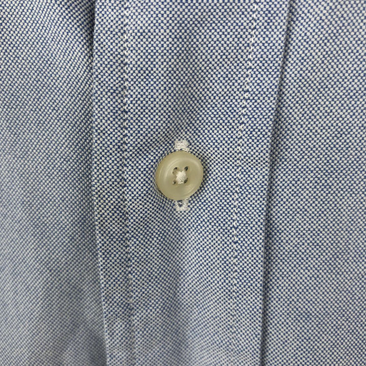 Ralph Lauren Classic Fit short sleeve button down shirt, men's size L cotton Blue type light blue Vintage Second Hand
