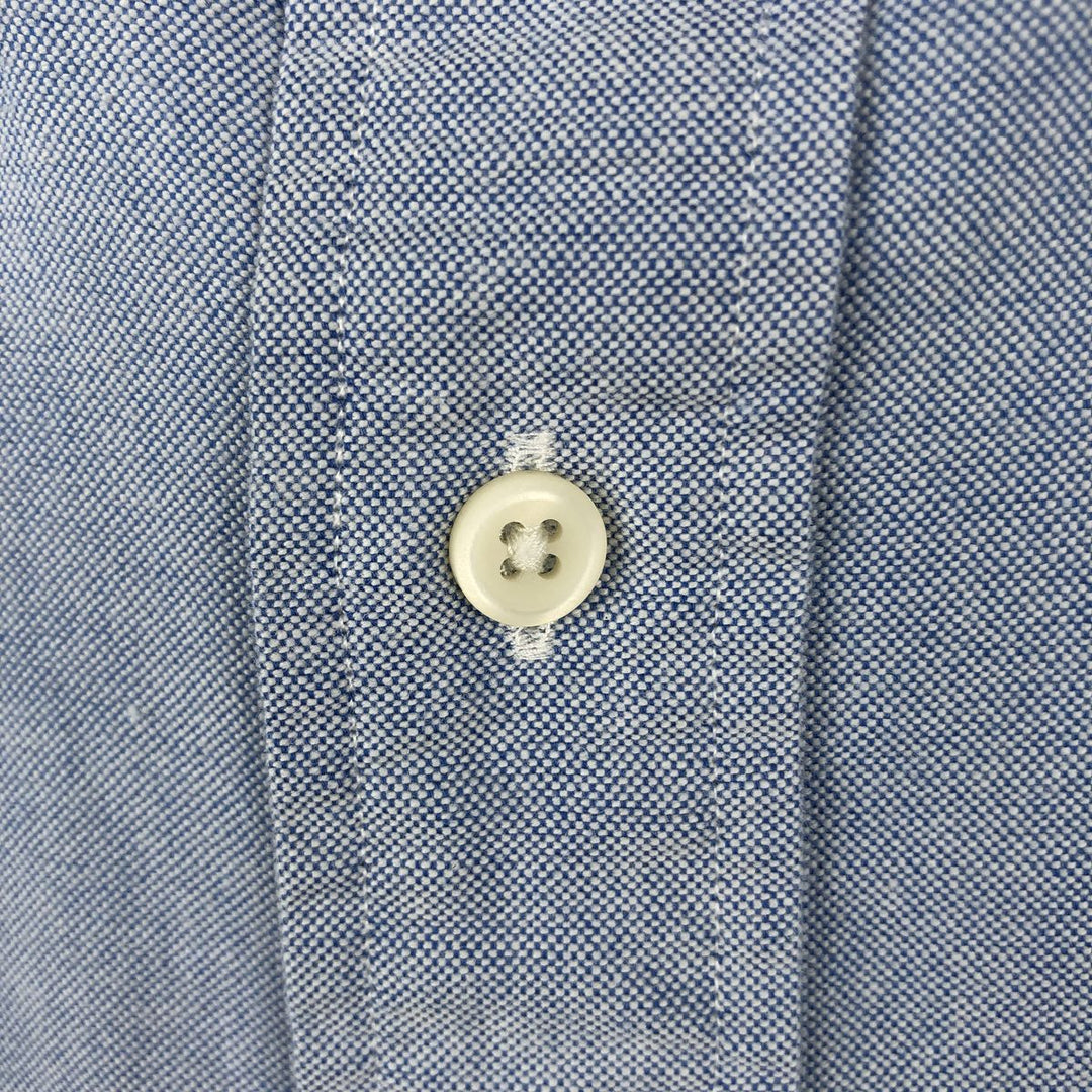 Ralph Lauren Classic Fit short sleeve button down shirt, men's size L cotton Blue type light blue Vintage Second Hand