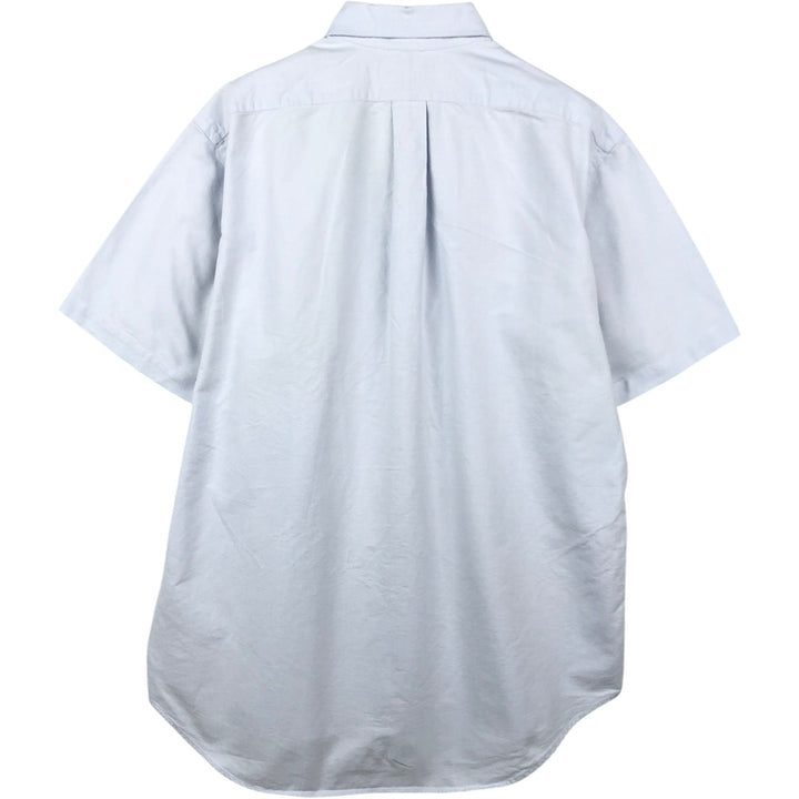 Ralph Lauren Classic Fit short sleeve button down shirt, men's size L cotton Blue type light blue Vintage Second Hand
