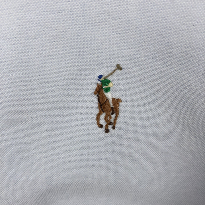 Ralph Lauren Classic Fit short sleeve button down shirt, men's size L cotton Blue type light blue Vintage Second Hand