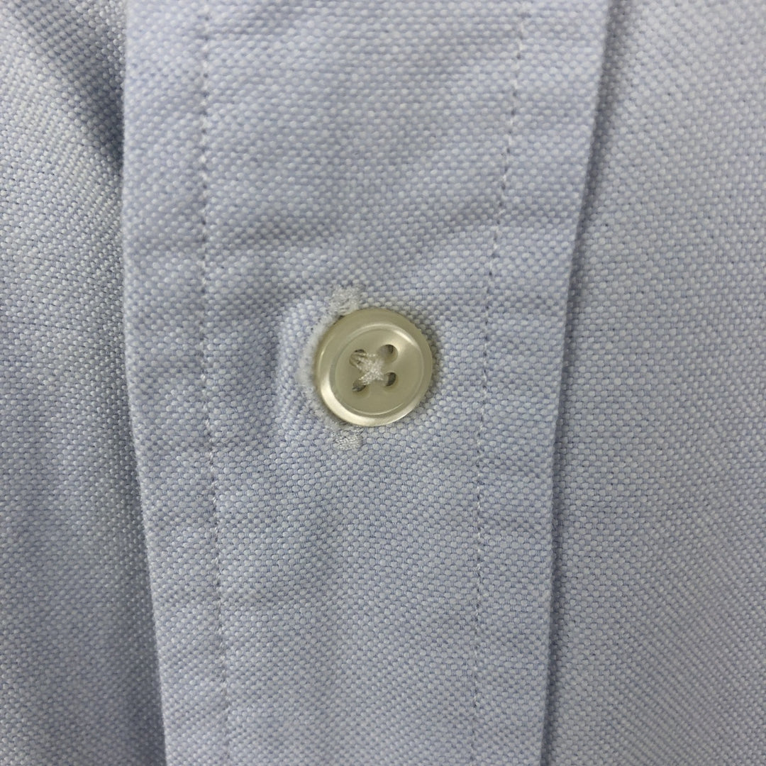 Ralph Lauren Classic Fit short sleeve button down shirt, men's size L cotton Blue type light blue Vintage Second Hand