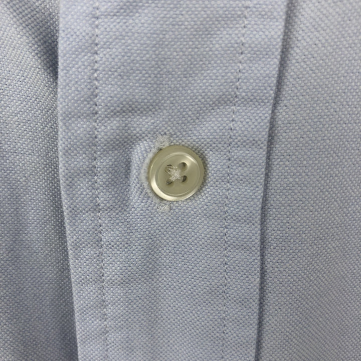 Ralph Lauren Classic Fit short sleeve button down shirt, men's size L cotton Blue type light blue Vintage Second Hand