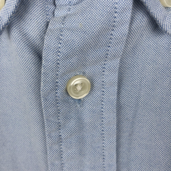 Ralph Lauren short sleeve button down shirt, men's XL size cotton Blue type light blue Vintage Second Hand