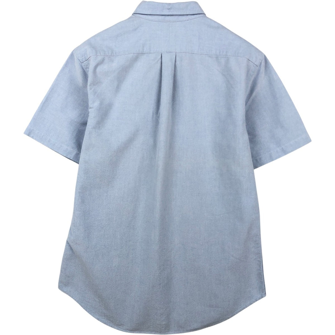 Ralph Lauren short sleeve button down shirt, men's size L cotton Blue type light blue Vintage Second Hand
