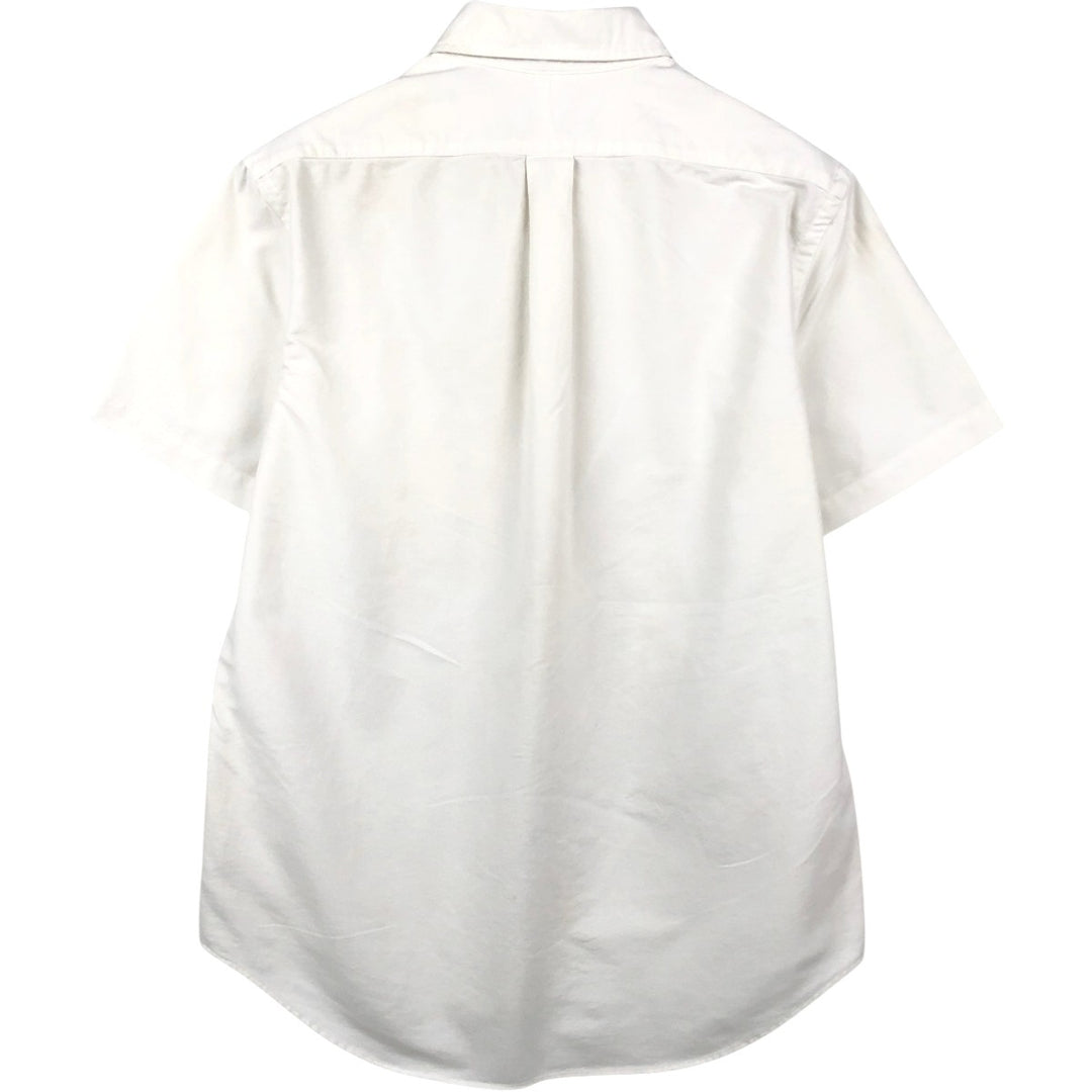 Ralph Lauren Classic Fit short sleeve button down shirt, men's size M cotton white type Vintage Second Hand