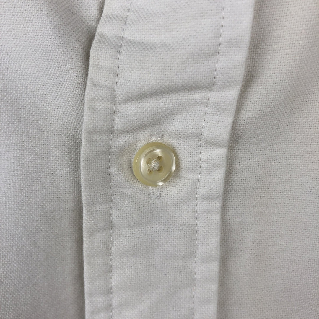 Ralph Lauren Classic Fit short sleeve button down shirt, men's size M cotton white type Vintage Second Hand