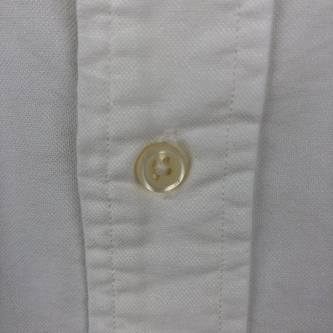 Ralph Lauren Classic Fit Short Sleeve Button Down Shirt Men's XL cotton white type Vintage Second Hand