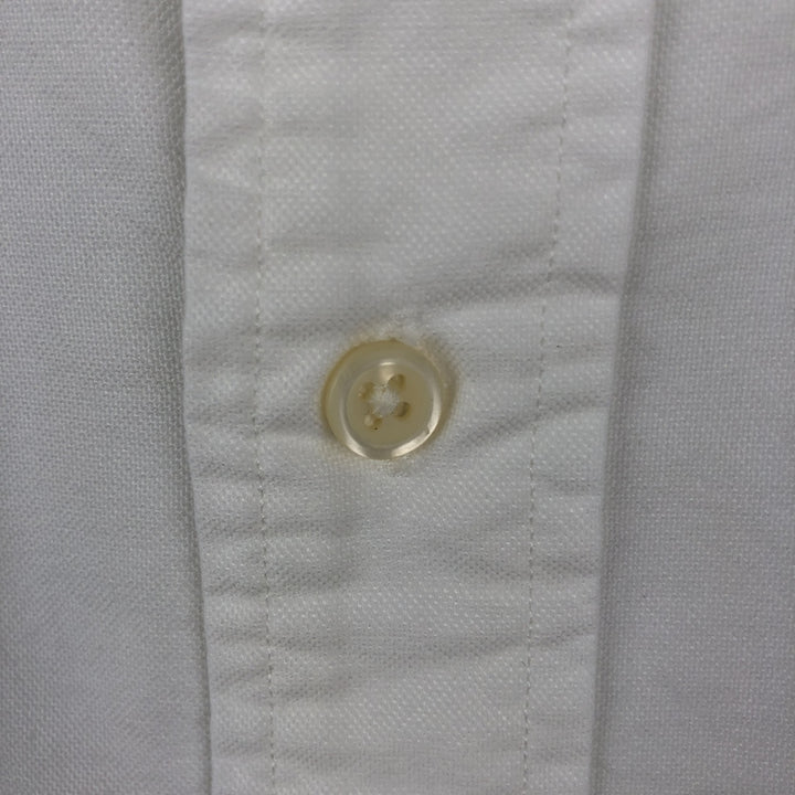 Ralph Lauren Classic Fit Short Sleeve Button Down Shirt Men's XL cotton white type Vintage Second Hand