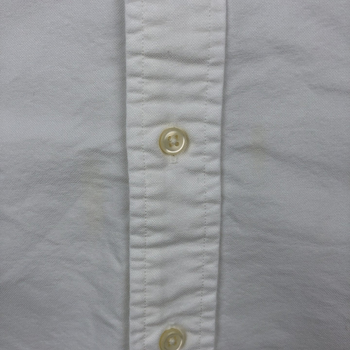 Ralph Lauren Classic Fit Short Sleeve Button Down Shirt Men's XL cotton white type Vintage Second Hand