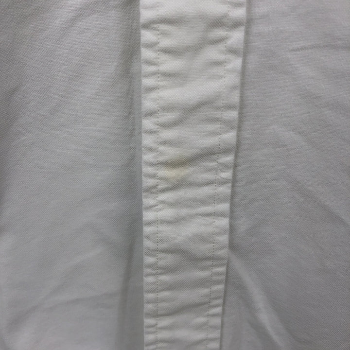 Ralph Lauren Classic Fit Short Sleeve Button Down Shirt Men's XL cotton white type Vintage Second Hand